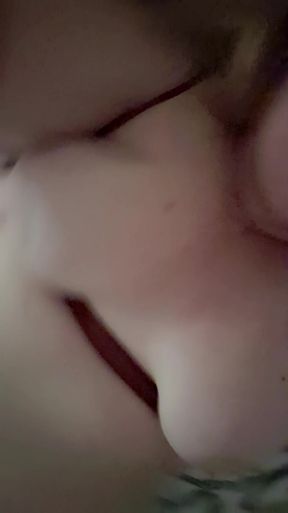Steamy moment in the bedroom