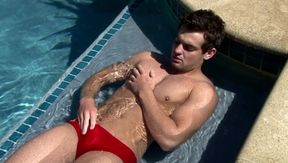 Next Door Masculine:voyeur Underneath the Bright Crimson Cutoffs