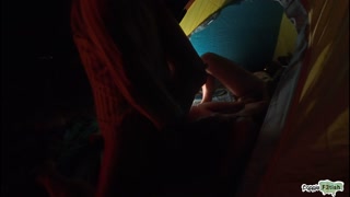 MY WIFE IS IN THE TENT COME FUCK HER? REAL STRANGER AWAKENS SLUT 3SOME SPECIAL 10K SUBSCRIBERS