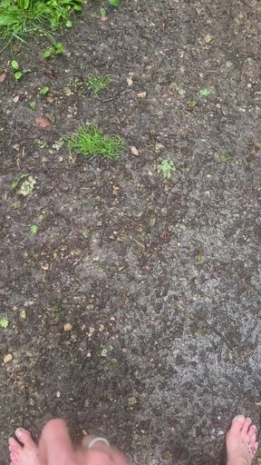 Stunning moment from "Left clothes and cum after a long walk naked"