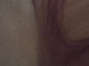 White chick has lips that grip fucks self with realistic dildo