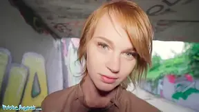 Ariela Donovan - Public Sex, Redhead Got Fucked In A Tunnel