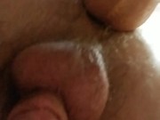 Fat cock gives multiple squirting orgasms
