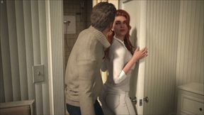 Housewife Emma Seduce Plumber Guy Showing Her Big Ass And Boobs