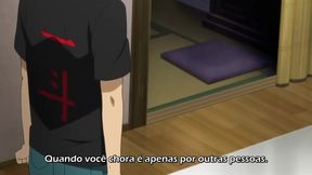 Hana Year Subtitled – Anime Couple Enjoy Hot Session With Cute Hentai Girl
