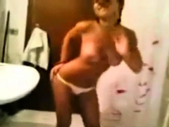 Asian Babe's Private Striptease for BF