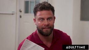 ADULT TIME - MILF Teacher Annie King Caught Masturbating In Class By Student’s Stepdad