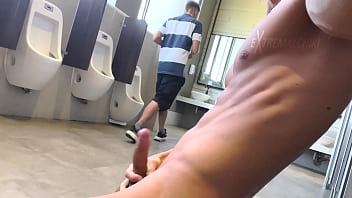 Public toilet caught