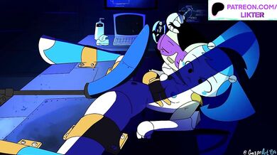 XJ9 gets stuffed with thick cartoon cum in 60FPS hentai anal