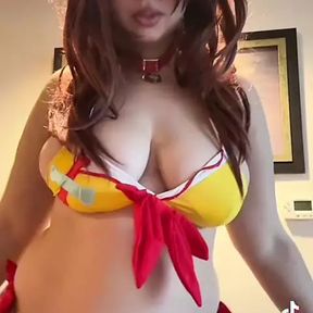 Inugami Korone Bikini Cosplay