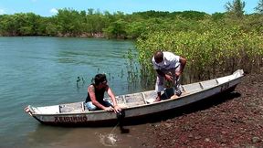 natasha takes threesome dp and atm from titof outdoors