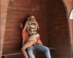Shameless sex with a sexy blonde who gets cum on her face
