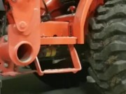 Amateur farm girl masturbating and orgasm on tractor