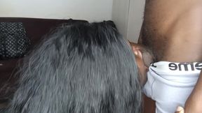 Thick Dick Sloppy Blowjob and Anal Cum on Mouth