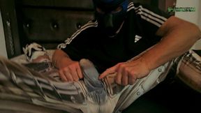 Playing Puppies Wrestling Feet Worship and Teasing in the Bedroom Part 1 WMV