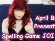 Spelling Jerk Off Game With April Bee