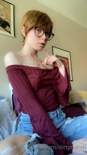 Dressing like this means I can show you my pretty tits at any moment! Can you give them a kiss?