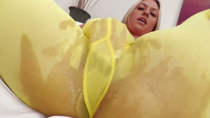 Sultry Gypsy Rose and Her Sheer Pantyhose Adventure