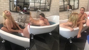 Behind The Scenes Licking Pussy & Fucking In The Tub