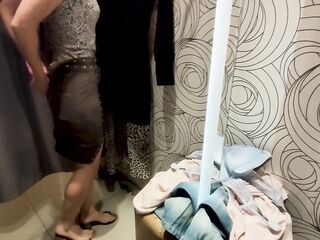 Choosing fresh hot outfits in the fitting room for my future movies (part two)