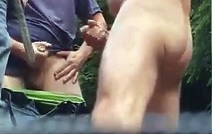 Three Wankers in the Wood