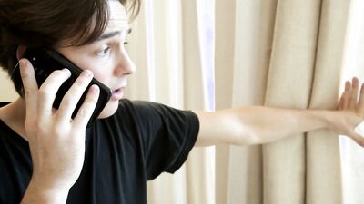 Justin Owen is bonking with his cute neighbor James Huntsman