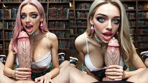 AI DUNGEON SLUTS VIDEO COMPILATION 132 - BOOK NERD KRISTY PART 3