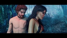 Busty Lune and Gustave's wild session in a Rule 34 game