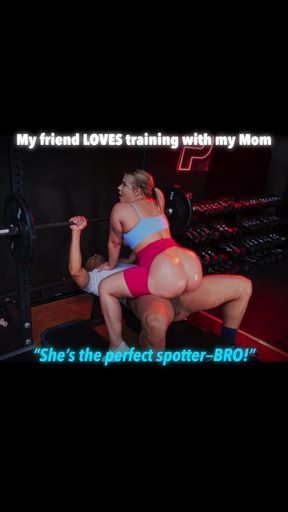 Big-assed BBC lover takes on a jealous cuckold bully in gym