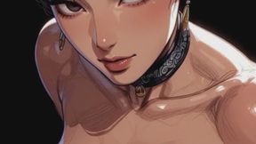 82. Chun Li Topless with Jewelry Sexy Pose