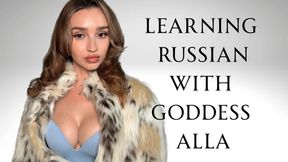 GODDESS ALLA GIVES YOU A RUSSIAN LESSON