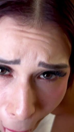 Virtual Sex and Hard Fuck with My Roomate, Fills My Pussy with Milk