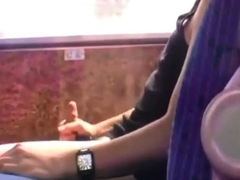 Twink Handjob in the Bus