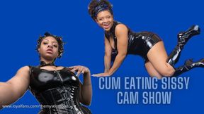 Strap On Cum eating Sissy Encouragement