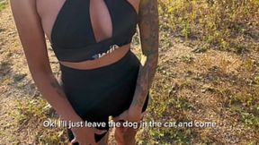 Lost my pup in the woods, found a fit chick to fuck (Dialogue, subs)