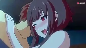 Cute Konosuba Couple Megumin & Kazuma Engage in Intense Anime Sex Session