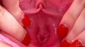 Maya Kendrick Shows Her Bright Pink Pussy And Pretty Pierced Nipples