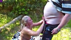 Submissive rest area slut takes dirty POV cock