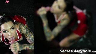 Busty Slurp-Sluts #3 - Big Boob MILF Swallowing Huge Black Load