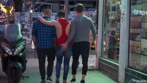 Tel Aviv Tryst: Ashley Ryder, Rocco Steele, & Kayden Gray's Scenic DAP Adventure