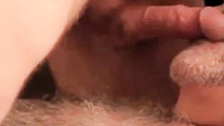 Bearded Dad Hunk Inhales and Blows a load on Rod