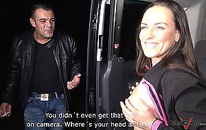 Mea melone found horny dude on the street and let him fuck her ass hard in van