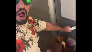 Good morning fellows ! She starts her day showing daddy how he deserves to be served in the train !