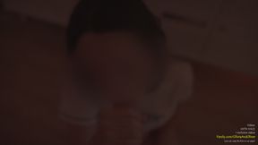 Late Night Blowjob After Party came on Tongue