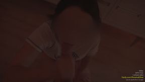 Late Night Blowjob After Party came on Tongue