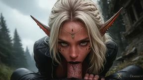 i fucked a dark elf with blond dreadlocks...i ripped apart her leather pants and her dirty mouth...[ai]