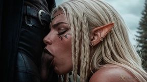 i fucked a dark elf with blond dreadlocks...i ripped apart her leather pants and her dirty mouth...[ai]