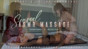 Sensual ASMR Massage - Tatiana Steele & Melody Mynx