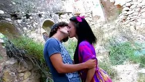 Hot outdoor fuck with hot couple
