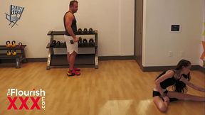 BTS of Chad White and Zaria in Yoga Instructor - Part 1